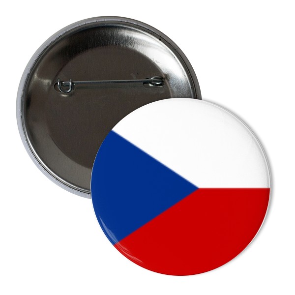 Odznáček s potiskem Placka Česko