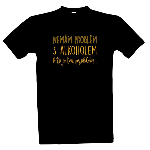 Tričko s potiskem Alkohol