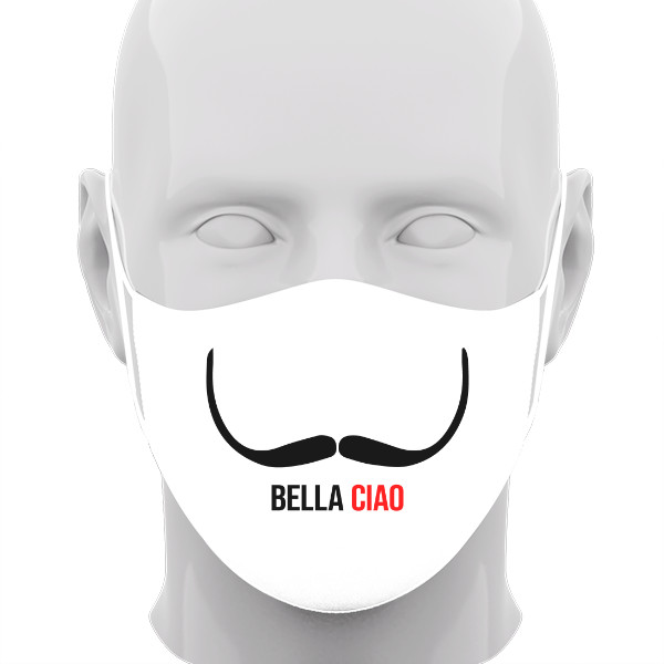 Rouška s potiskem Bella ciao