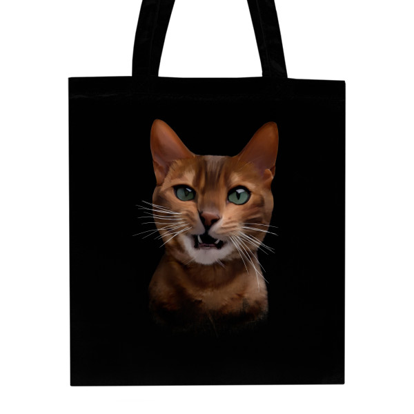 Nákupní taška unisex s potiskem Bengálská kočka