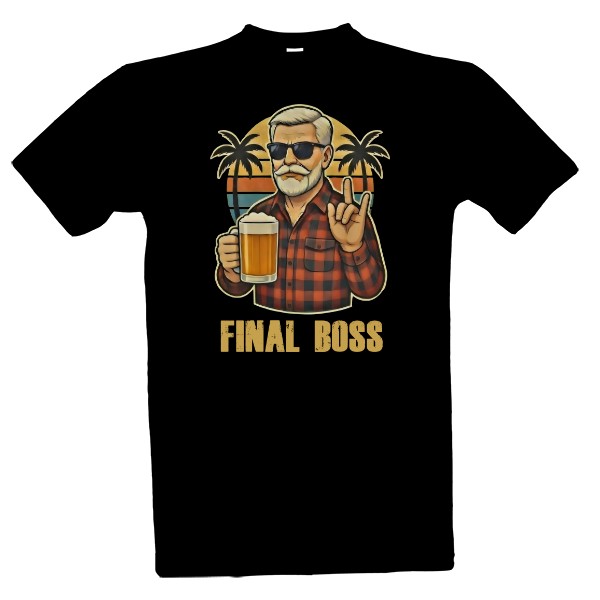 Tričko s potiskem Final Boss - Petr Pavel