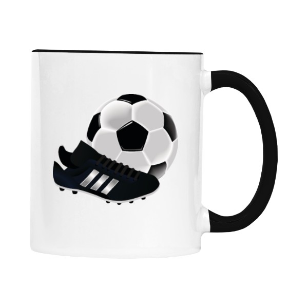 Hrnek malý barevný s potiskem Fotbal