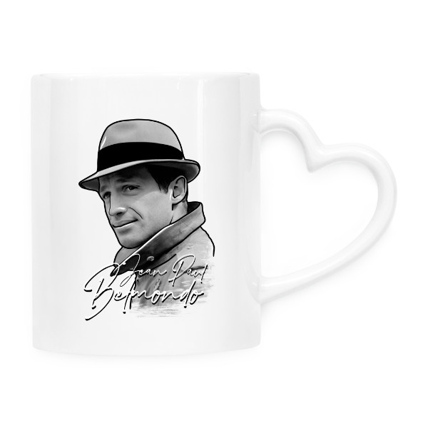 Hrnček srdce s potlačou Jean Paul Belmondo