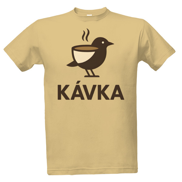 Tričko s potlačou Kávka