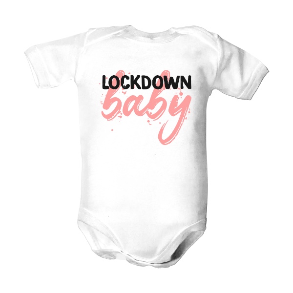 Dětské body  s potiskem Lockdown baby