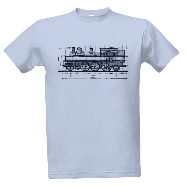 Tričko s potlačou Lokomotiva