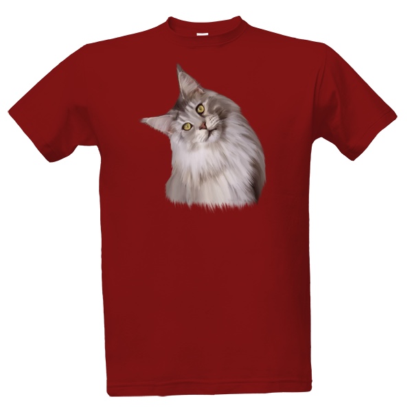 Tričko s potiskem Mainská mývalí kočka