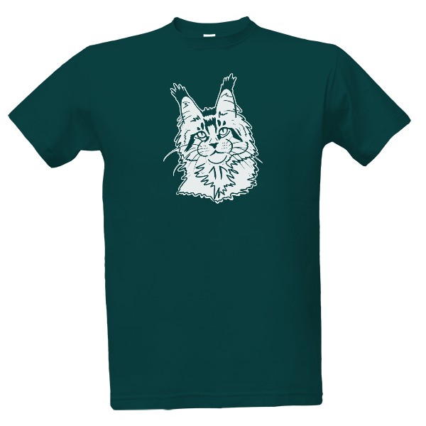 Tričko s potlačou Mainská mývalia mačka