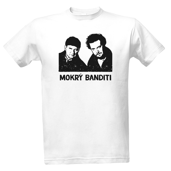 Tričko s potiskem Mokrý banditi