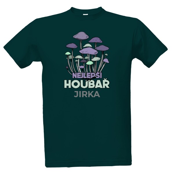 Tričko s potiskem Nejlepší houbař