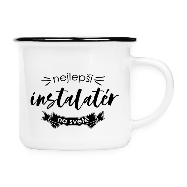 Keramikáček s potiskem Nejlepší instalatér
