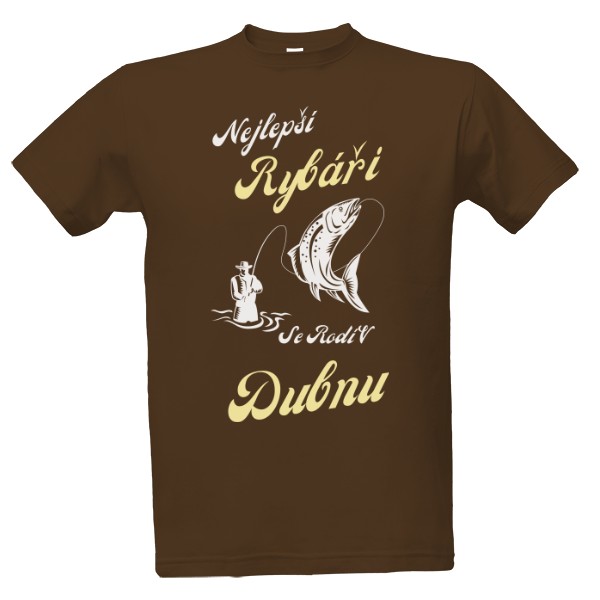 Tričko s potiskem Nejlepší rybář duben