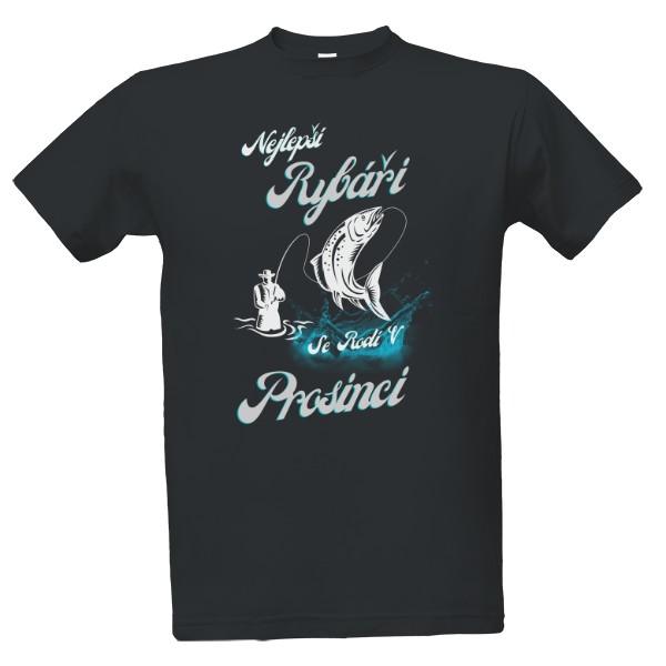 Tričko s potiskem Nejlepší rybář prosinec