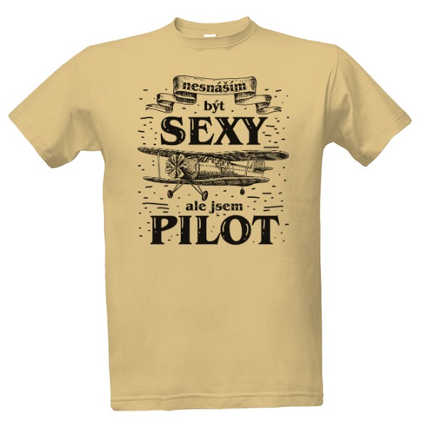 Tričko s potiskem Pilot