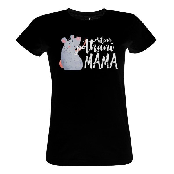 Tričko s potiskem Potkaní maminka