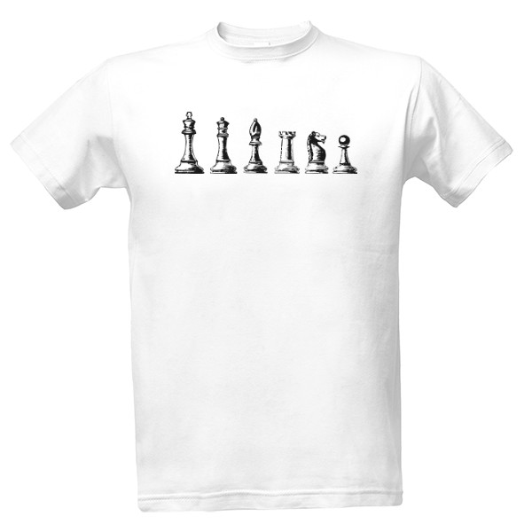 Tričko s potlačou Šach