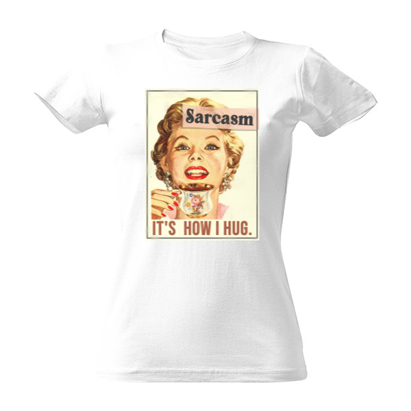 Tričko s potiskem Sarcasm