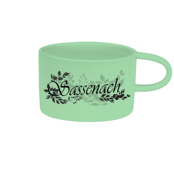 Hrnček Makronka s potlačou Sassenach-makro