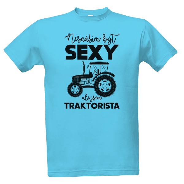 Tričko s potiskem Sexy traktorista