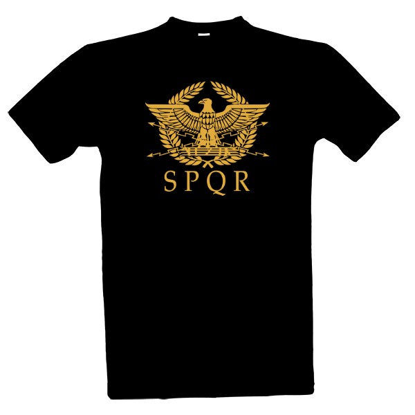 SPQR - senát a lid římský. T-shirt