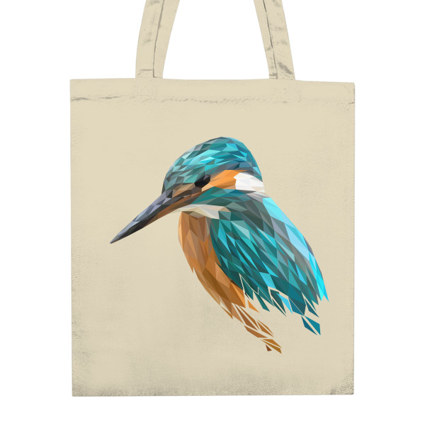 Nákupní taška unisex s potiskem Nákupní taška s potiskem Ledňáčka 