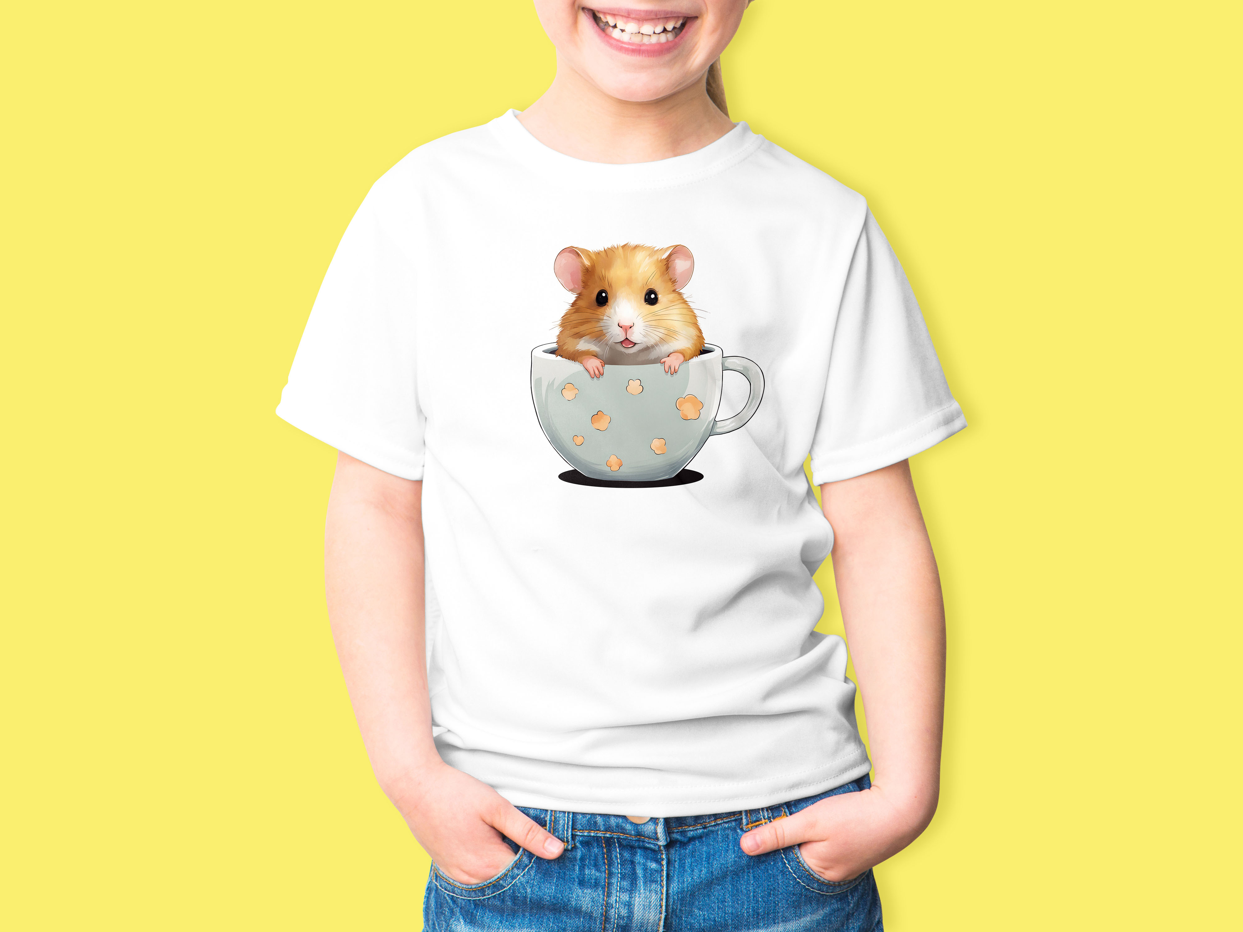 Tričko škrečok v hrnčeku