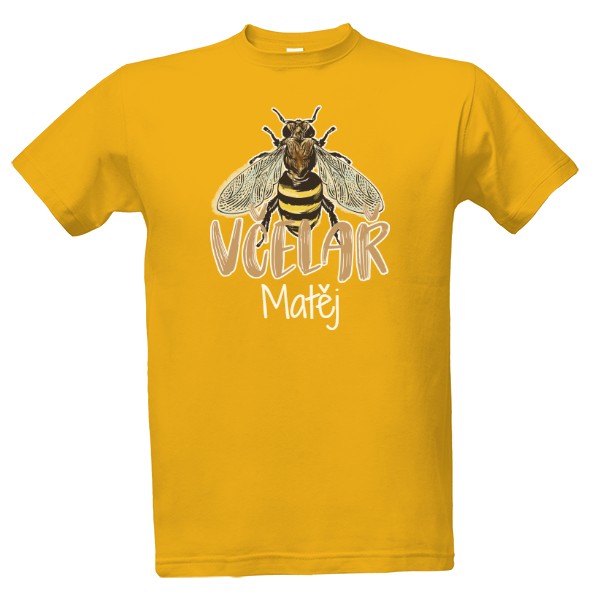 Tričko s potiskem Včelař 