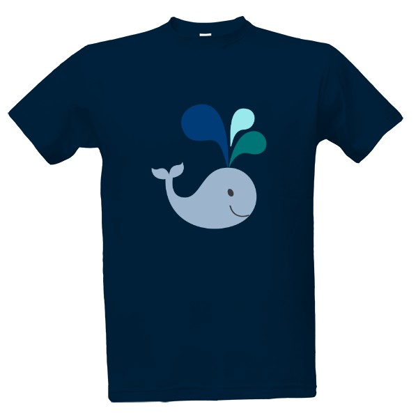 Tričko s potiskem Velryba 