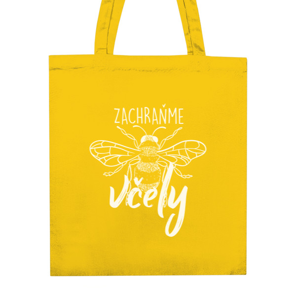 Nákupní taška unisex s potiskem Zachraňme včely